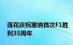 莲花庆祝塞纳首次F1胜利35周年
