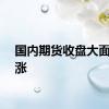 国内期货收盘大面积收涨
