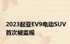 2023起亚EV9电动SUV首次被监视