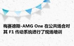 梅赛德斯-AMG One 在公共场合对其 F1 传动系统进行了现场培训