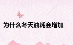 为什么冬天油耗会增加