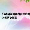 1至8月全国铁路发送旅客30亿人次创历史新高
