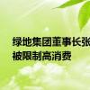 绿地集团董事长张玉良被限制高消费