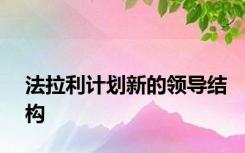 法拉利计划新的领导结构