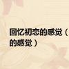 回忆初恋的感觉（初恋的感觉）