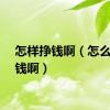 怎样挣钱啊（怎么能挣钱啊）