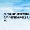 2022年1月16日整理发布：上汽大众ID.3很可能被命名为上汽大众ID.3X