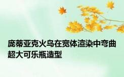 庞蒂亚克火鸟在宽体渲染中弯曲超大可乐瓶造型