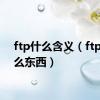 ftp什么含义（ftp是什么东西）