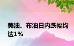 美油、布油日内跌幅均达1%