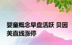 婴童概念早盘活跃 贝因美直线涨停