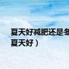 夏天好减肥还是冬天（夏天好）