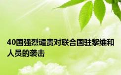 40国强烈谴责对联合国驻黎维和人员的袭击