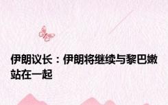 伊朗议长：伊朗将继续与黎巴嫩站在一起