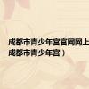 成都市青少年宫官网网上报名（成都市青少年宫）
