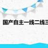 国产自主一线二线三线