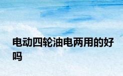 电动四轮油电两用的好吗