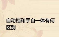 自动档和手自一体有何区别