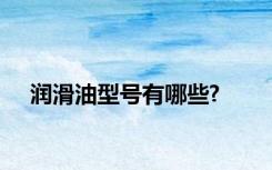 润滑油型号有哪些?
