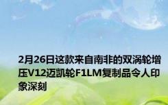 2月26日这款来自南非的双涡轮增压V12迈凯轮F1LM复制品令人印象深刻
