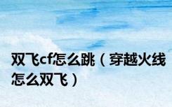 双飞cf怎么跳（穿越火线怎么双飞）