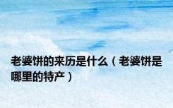 老婆饼的来历是什么（老婆饼是哪里的特产）