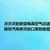 沃尔沃的新型电离空气过滤器将清除您汽车昨天的口臭和放屁