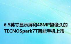 6.5英寸显示屏和48MP摄像头的TECNOSpark7T智能手机上市