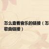 怎么查看音乐的链接（怎么查看歌曲链接）