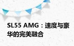 SL55 AMG：速度与豪华的完美融合