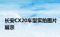 长安CX20车型实拍图片展示
